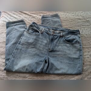 Chico's Light Blue Boyfriend Ankle Jeans 14 R